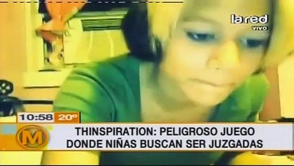 Thinspiration: Peligroso juego donde niñas buscan ser juzgadas