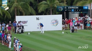 Dustin Johnsons Super Golf Shots 2016 WGC Cadillac Championship PGA Tournament