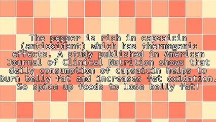 3 Foods To Burn Belly Fat Naturally