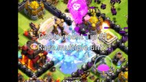 Clash Of Clans Rage Spell Attack Strategy