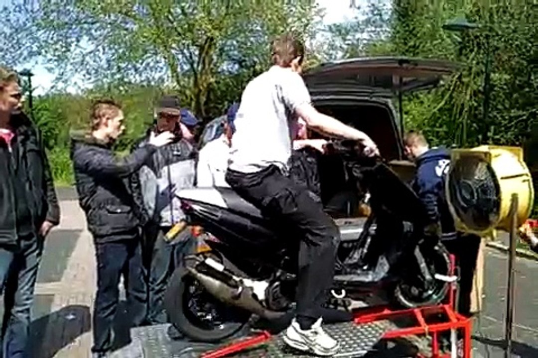 Malaguti Phantom DR70RPM Testbank / Dyno