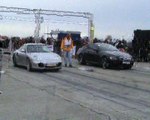 Porsche 996 Turbo Vs. BMW M6 Drag Race