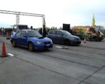 Subaru Impreza WRX STI Vs. Mazda 3 MPS Drag Race