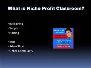 Niche Profit Classroom Review-  Is Niche Profit Classroom a Scam?