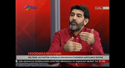 Gültekinden carpici yorumlar. AK Partide cogunluk Erdogandan kurtulmak istiyor.Erdogan hakkinda en muhalif elestirmen ne