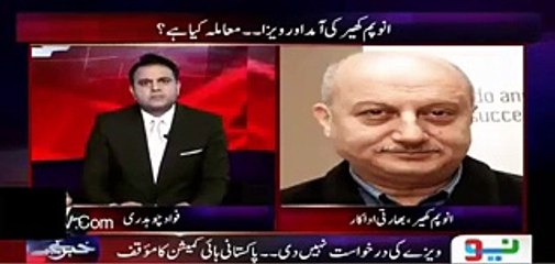 Anupum Kher shares his point of view on threats to Ghulam Ali