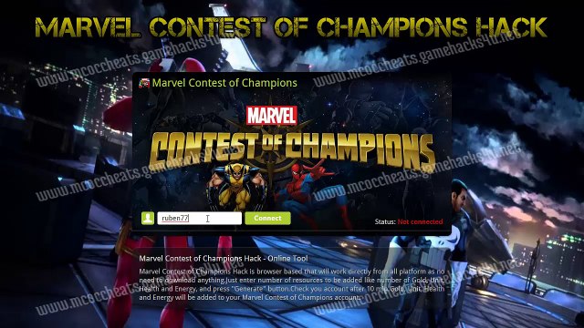 MARVEL Contest of Champions Jeu Pirater Travail Testé Preuve [ iOS/Android ] [ Gold et Units ]