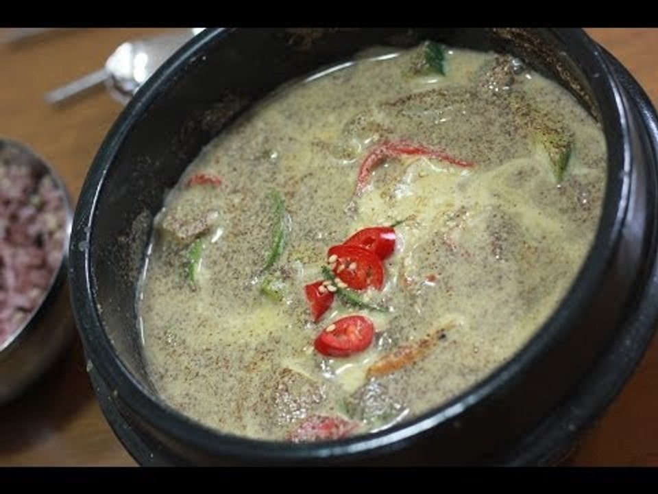 애호박들깨탕 Perilla Pumpkin stew recipe NOMVLOG#14