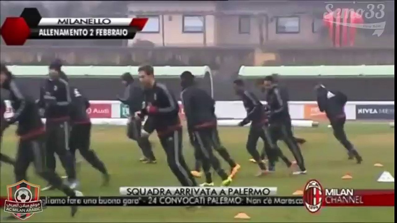 Milan training session 02.02.2016