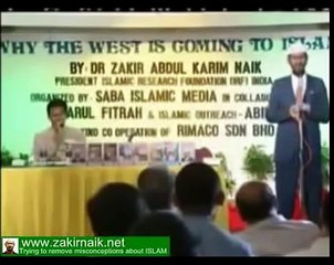 Dr. Zakir Naik Videos.  Does Islam have system to control population-