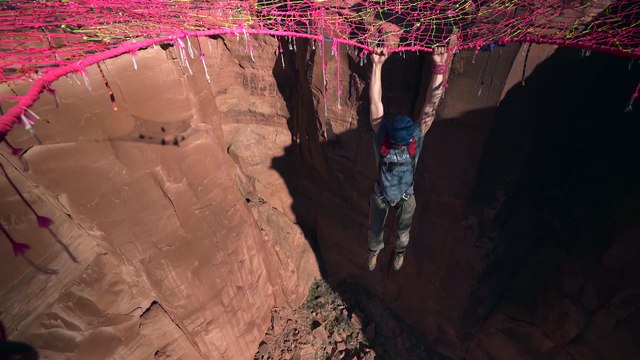 BASE Jumping and Slacklining on the World's Biggest Hammock