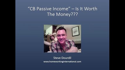 CB Passive Income Review - Is It Worth The Money?