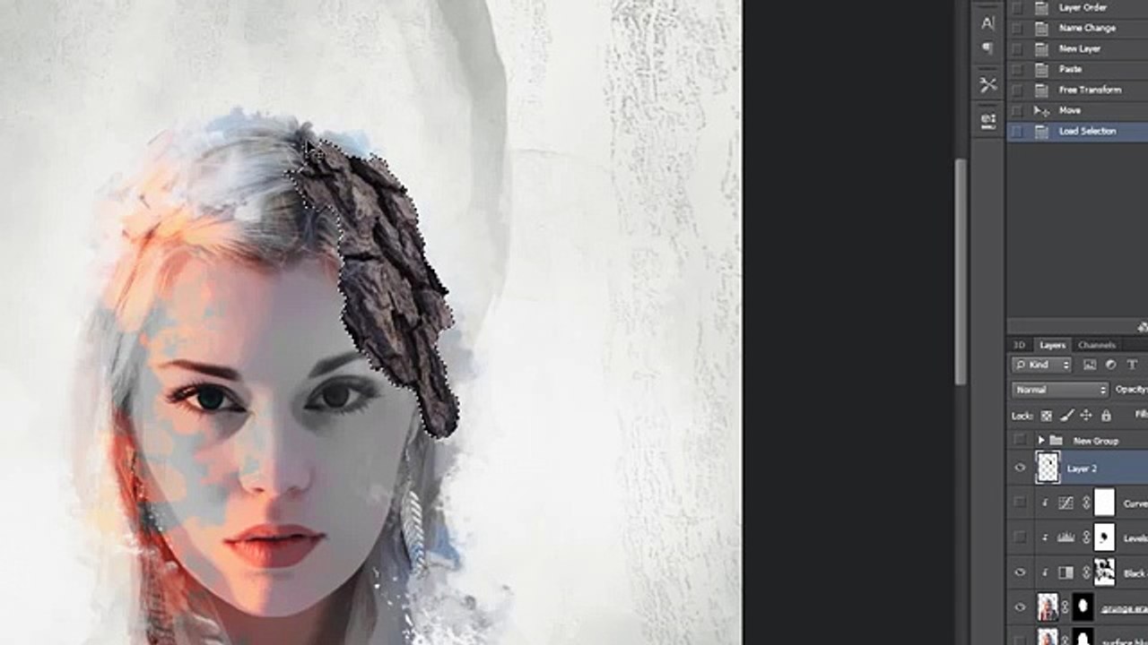 Photoshop Tutorial - Texture Manipulation in Photoshop