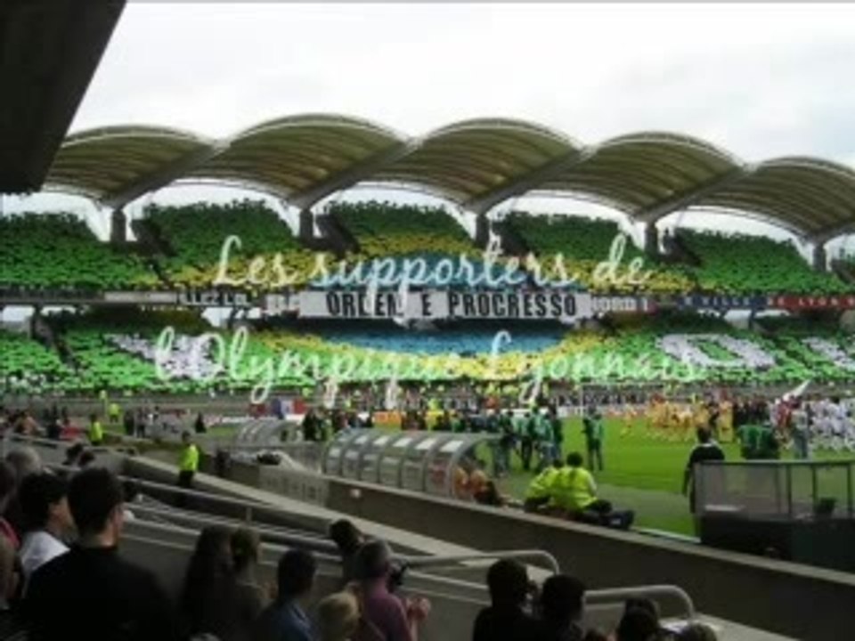 Les supporters de l'Olympique Lyonnais