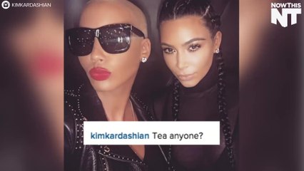 Kim Kardashian And Amber Rose Post A Selfie On Instagram
