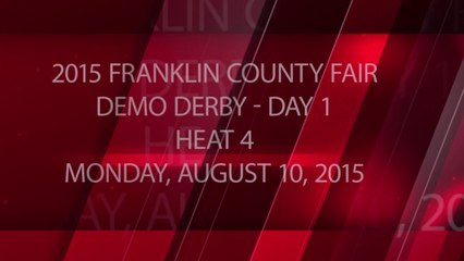 2015 Franklin County Fair - Day 1 - Heat 4 - Monday, August 10, 2015