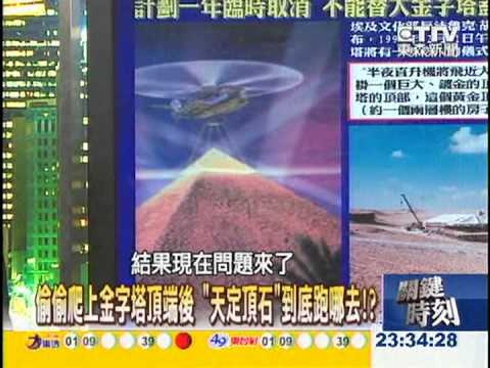 【關鍵時刻2300】偷偷爬上金字塔頂端後 「天定頂石」到底跑哪去！？1020326