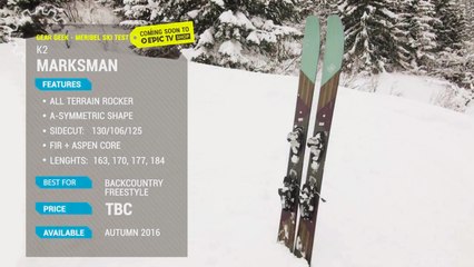 K2 Marksman 2017 Ski Review | EpicTV On-Snow Reviews
