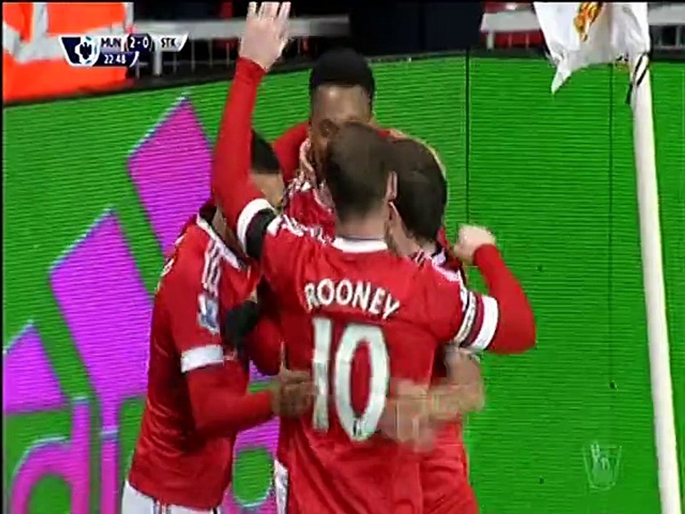 Martial GOAL (2:0) Manchester United vs Stoke City