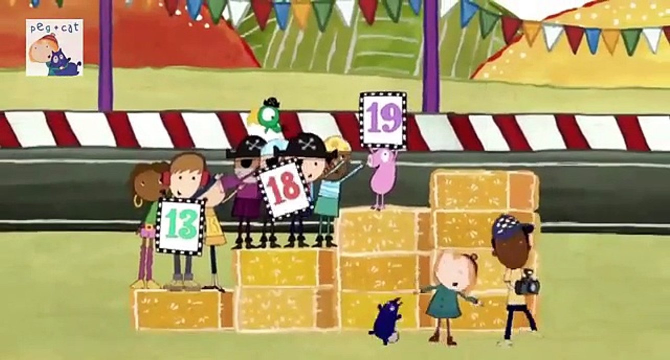 Peg +Cat Episode 10 ♨ The Race Car Problem ♨ The Big Gig Problem ♨