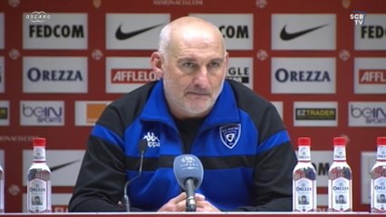 Monaco 2-0 Bastia : Conf. d'après-match de F. Ciccolini