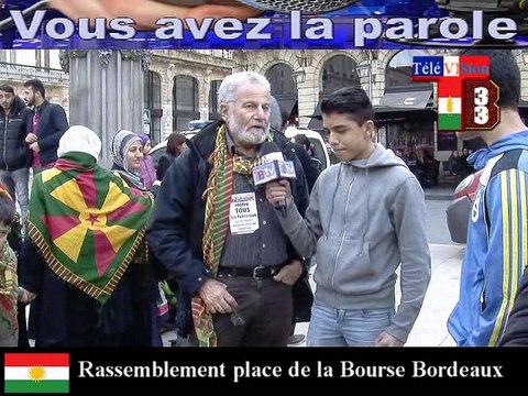 Télévision-Bordeaux-33 firat notre jeunes petit journaliste interview Gilbert hanna Animateur la clé des ondes