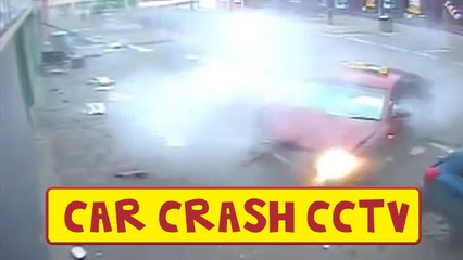 Car Crash Caught on CCTV