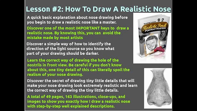 learn pencil drawings Realistic Pencil Portrait Mastery Home Study Course
