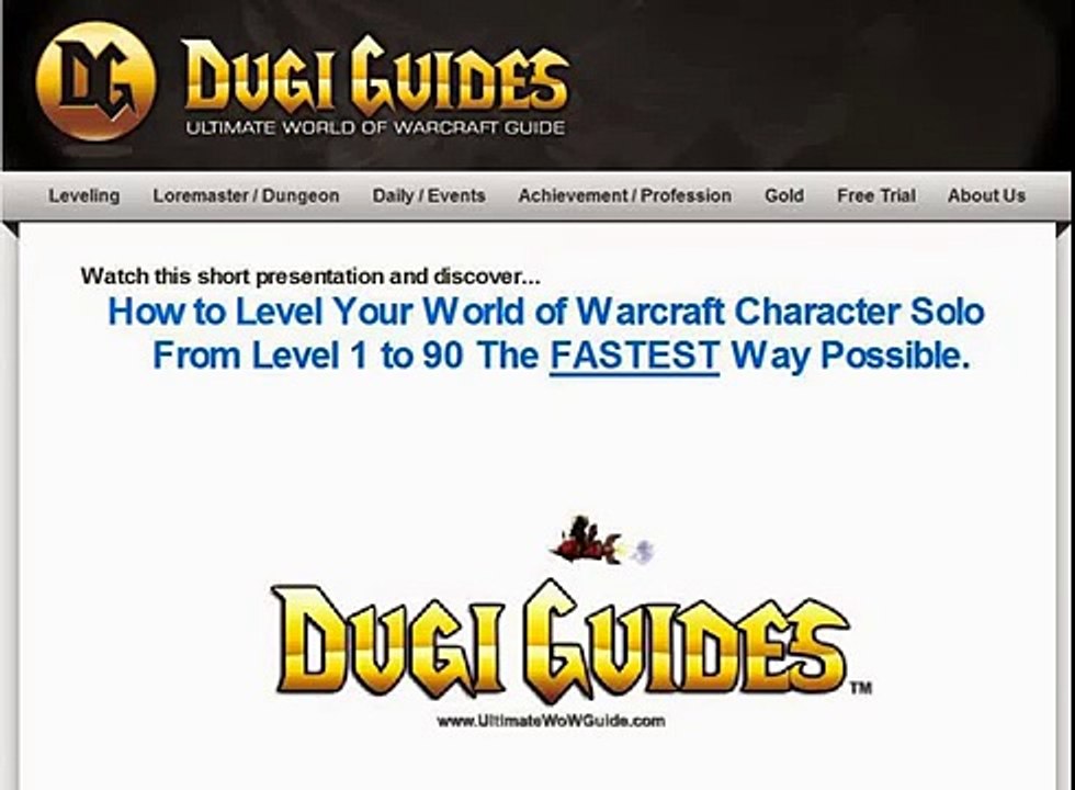 Dugi Warcraft Leveling / Dailies / Dungeon / Profession / Achievement