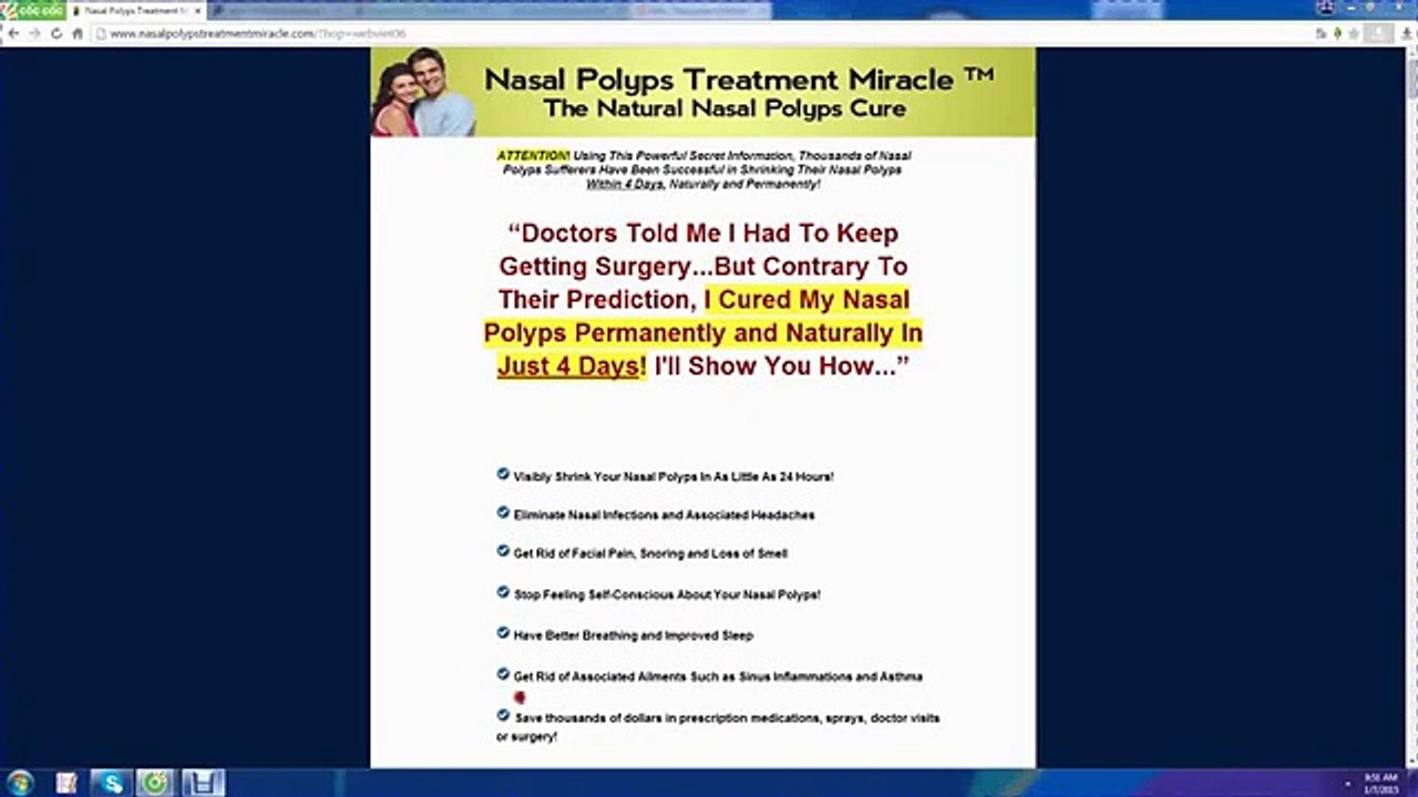 Nasal Polyps Treatment Miracle™ - The Natural Nasal Polyps Cure
