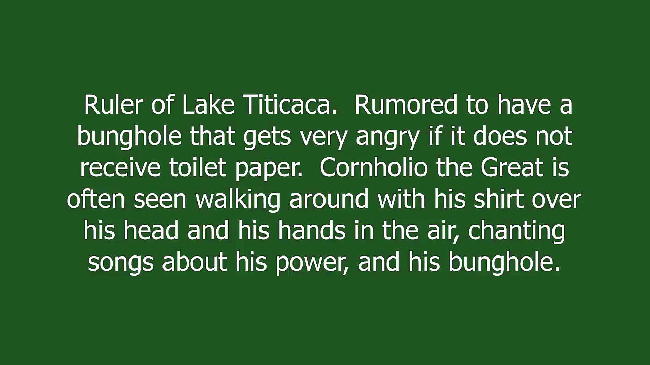 cornholio meaning and pronunciation