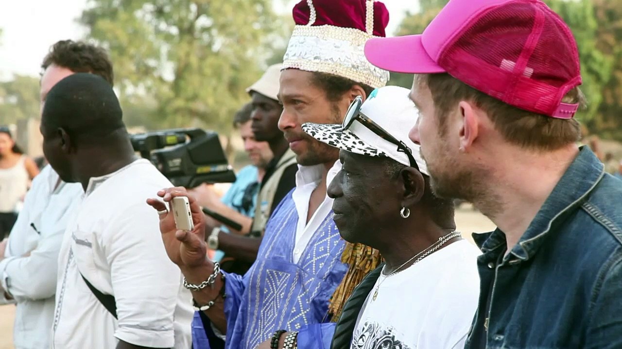 Blur frontman Damon Albarn at Mali's Festival Acoustik