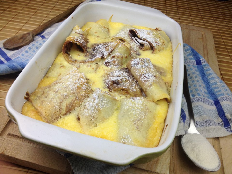 Süßer Nutella Bananen Auflauf - Das perfekte Nachspeisen Rezept zum nachmachen