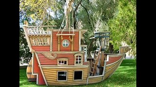 Wooden Pirate Ship Playhouse Plans | Little Tikes Pirate Ship Playhouse