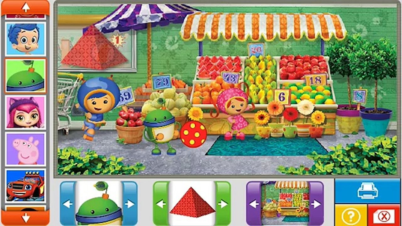 Nick Jr Y Las Estampas de Las Diferentes Caricaturas! (juego)