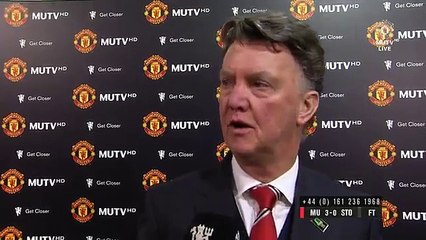 Exclusive Louis van Gaal Post Match Interview