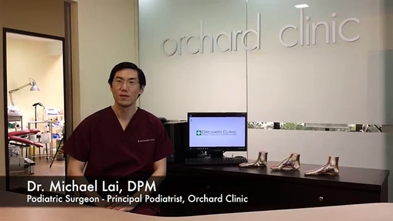 Plantar Fasciitis (heel pain), Podiatry Singapore-  Dr.  Michael Lai, Orchard Clinic