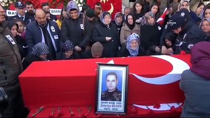 Download Video: Balıkesirli şehit polis Zekeriya Bilgen dualarla toprağa verildi