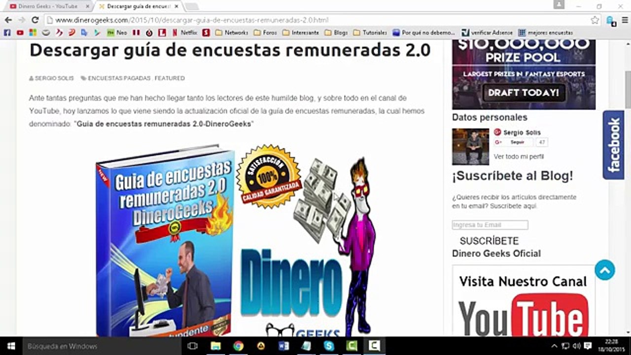 Guía de encuestas remuneradas 2.0 | Método contundente GRATIS