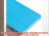 VEO | Funda Ultra Slim Para Samsung Galaxy Tab 3 LITE 7.0 Smart Case Ligera AZUL