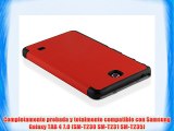 VEO | Funda Ultra Slim Para Samsung Galaxy TAB 4 7.0 Smart Case Ligera ROJO