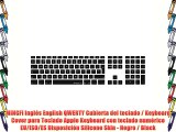 MiNGFi Ingl?s English QWERTY Cubierta del teclado / Keyboard Cover para Teclado Apple Keyboard
