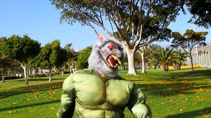 Spiderman vs Werewolf vs Batman vs Fozen elsa! Superhero Fun Movie in Real Life