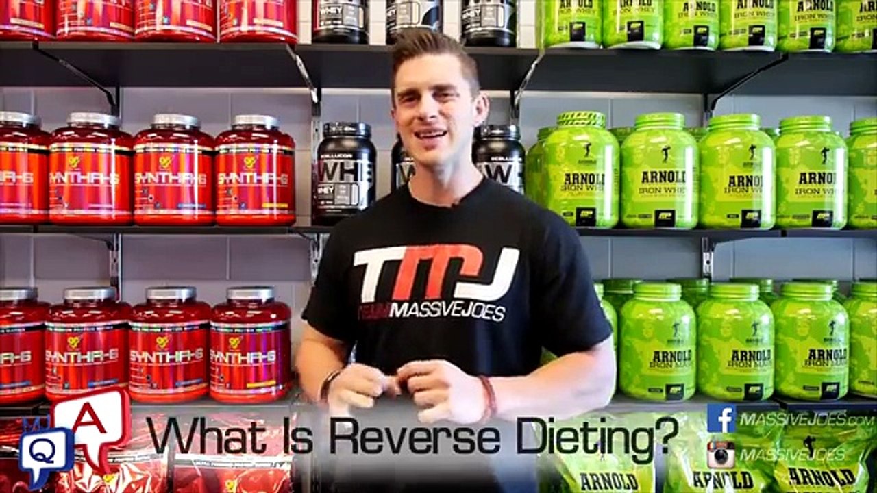 What Is Reverse Dieting? MassiveJoes.com MJ Q&A MJQA Diet Metabolic Rate Metabolism