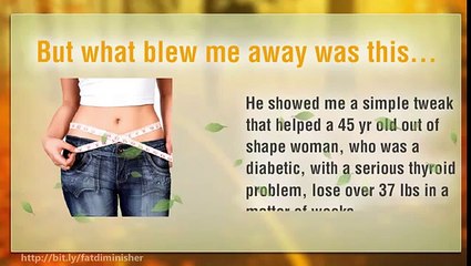 (((***The Fat Diminisher***))) Take these VEGGIES out of your Diet! Review