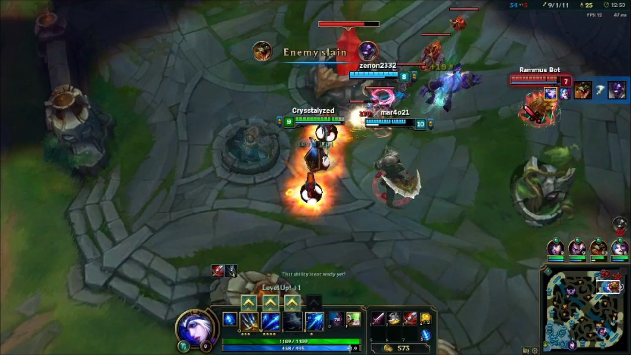 LOL Ashe game play.