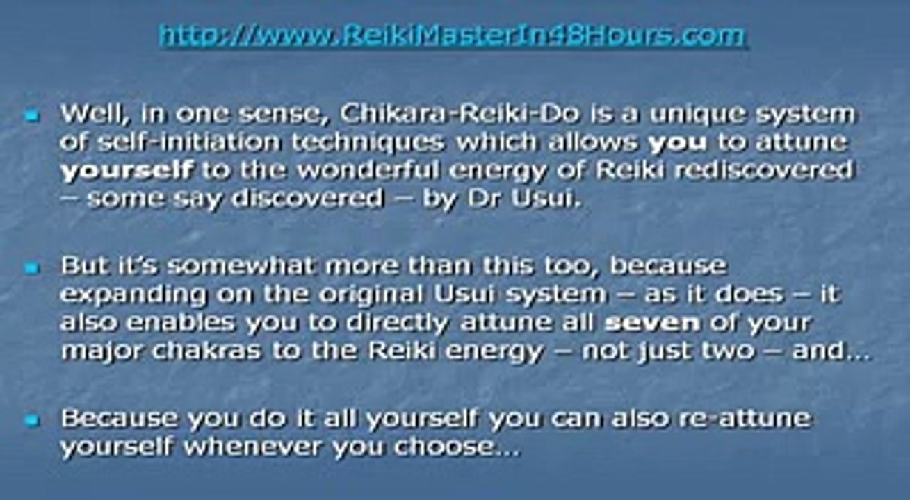 What Is Chikara-Reiki-Do?