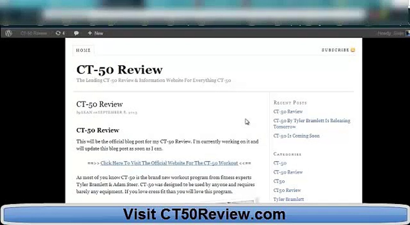CT 50 Review - Is Tyler Bramlett's CT-50 Workout The Real Deal?