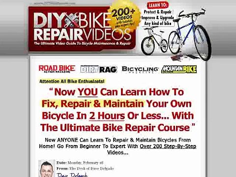 Diy Bike Repair Earn $66 55 Per Sale With Red Hot Conversions / Diy Bike Repair review