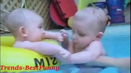 Funny Babies Swimming Compilation - (Funy Videos Baby)